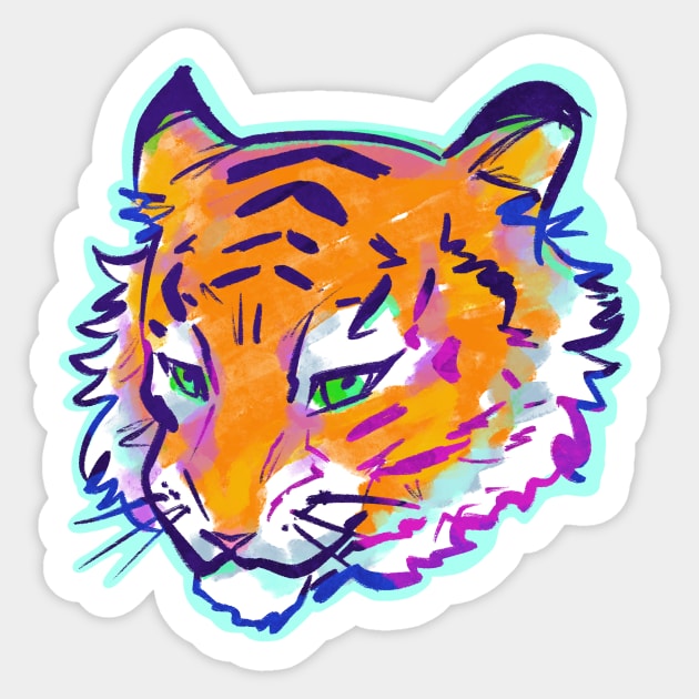 Year of the Tiger Sticker by Starline Hodge